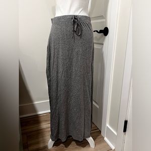 Eddie Bauer grey lightweight maxi skirt size XS